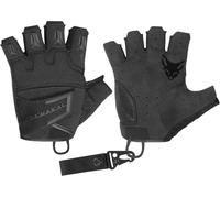 ACE Schakal Mitaines de tir avec grip en silicone, noir L | Coupe basse au poignet pour laisser de la place à la montre; ajustement par bande autoagrippante.