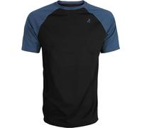 ACE Schakal T-Shirt - T-Shirt de Sport, de Course, de vélo, de randonnée, etc. - Manches Raglan Courtes - Navy - XXL