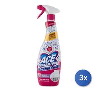 Ace Sgrassatore 3x 600 Ml Candeggina Blanc Plastique Déclencheur