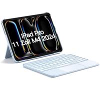Ace Touch Kb04122 Étui Avec Clavier,Clavier Ultra Léger Uniquement Pour Ipad Pro 11 2024 M4,Amovible,Avec Pavé Tactile,Support Portrait/Paysage,Qwertz