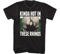 Ace Ventura Pet Detective 0A Hot in These Rhinos Men's T Shirt Jim Carrey Top O Neck Tee Black M