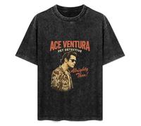 Ace Ventura Pet Detective Profile Alrighty Then Jim Carrey 90S Mens T-Shirt Black Unisex Top Tee XXL