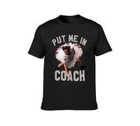 Ace Ventura Put Me in T-Shirt Black Graphic Unisex Tee Shirt M