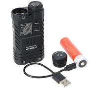 AceBeam Terminator M2 lampe de poche LED de 2 000 lumens, avec spot, projecteur et lumière AUX, noir