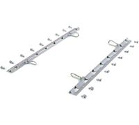 ACEBIKES Flexi Rail Ensemble de rails de transport, argent
