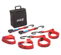 Acebikes Kit sangles arrimage Pro + tendeur 2-PACK