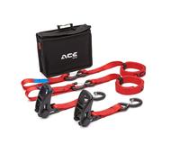 ACEBIKES Lot de 2 sangles de serrage à cliquet de qualité supérieure