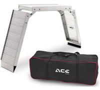 ACEBIKES Ramp Compact rampe d’accès pliante en aluminium, argent