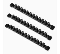 ACEBON Lot de 3 outils organisateurs de douilles | 36 clips | douilles de 1/2", organisateur de douilles