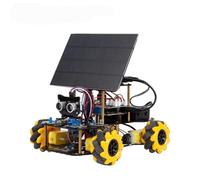 ACEBOTT Explorer Series QD001, Kit de Voiture Robot Intelligente, ESP32, Contrôle Multi-Mode avec Suivi de Ligne et Évitement d'obstacles, 4 Roues (QD008 Solar Energy)