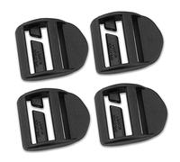 AceCamp 7052 Lot de 4 serrures de Serrage Duraflex Quick Attach Noir 25 mm