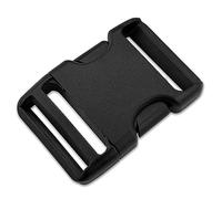 AceCamp Duraflex fiche 20 mm, 25 mm, 38 mm, 50 mm avec Fermeture Rabattable, Noir, Fermeture à clic Plastique, Fermeture Clip, Fermeture encliquetable, Boucle enfichable, Boucle de Remplacement