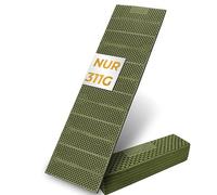 AceCamp® Matelas thermique, pliable, pour extérieur, camping, ultra léger, 186 x 56 cm, vert, imperméable, léger et compact, pliable, pour le voyage, la plage et la plage, en mousse