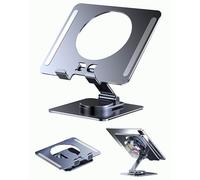 ACEDAYS Support de tablette avec base rotative à 360°, pliable et réglable pour bureau, maison, bureau, compatible avec iPad Pro Air Mini et plus encore, convient pour iPad, refroidisseur magnétique,