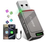 Aceele Adaptateur CarPlay sans Fil 2 en 1 Compatible Apple CarPlay et Android Auto, Bluetooth 5.3 et WiFi, Mini clé USB Bluetooth A et USB C, Compatible avec iPhone et Android, Plug and Play.