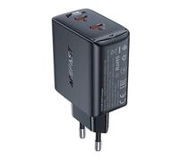 Acefast A49 Wall Charger, 2x Usb-C, 35w Pd (Black)