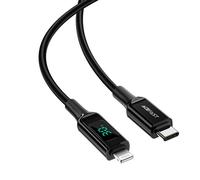 Acefast Câble MFI USB Type C - Lightning 1,2m, 30W, 3A noir (C6-01 Black)