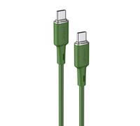 Acefast câble USB type C - USB type C 1,2m, 60W (20V / 3A) vert (C2-03 oliver green)