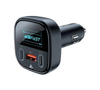 Acefast Chargeur de voiture 101W 2x USB Type C / USB, PPS, Power Delivery, Quick Charge 4.0, AFC, FCP noir (B5)