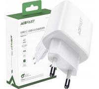 Acefast chargeur mural USB type C / USB 20W, PPS, PD, QC 3.0, AFC, FCP blanc (A25 blanc)