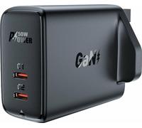 Acefast GaN chargeur (UK mâle) 2x USB Type C 50W, Power Delivery, PPS, Q3 3.0, AFC, FCP Noir (A32 UK)