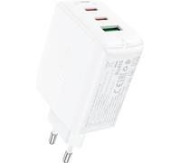 Acefast Gan Fast Charger (2Xusbc/Usba) Pps/Pd/Qc4+ 65W Blanc