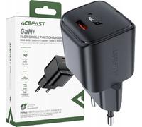 Acefast Mini Pd 20W Gan Usb-C Fast Charger Durable Noir