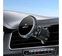 ACEFAST Qi2 25W support de voiture magnétique sans fil à charge rapide pour iPhone 17 16 Pro Max chargeur sans fil pince de ventilation pour Samsung Black