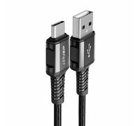 Acefast USB - Câble USB Type C 1,2m, 3A noir (C1-04 noir)