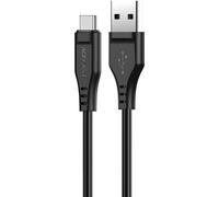 Acefast Usb - Câble Usb Type C 1.2M, 3A Noir (C3-04 Noir)