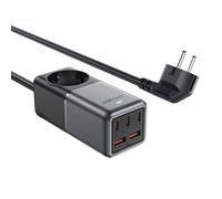 Acefast Z2 GaN 75W Chargeur de bureau PD 3x USB-C 2x USB-A - Noir et gris