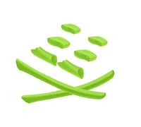 Acefrog Kits de remplacement en caoutchouc pour lunettes de soleil Oakley Half Jacket XLJ, vert (vert), Taille unique