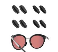 Acefrog Lot de 2 paires de plaquettes de nez améliorées pour Oakley Top Knot OO9434 OX3238, HSTN, Side Swept OO9445, Spindrift OO9474 OX8176, Wildrye, Sielo Lunettes de soleil, noir, antidérapant