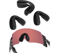 Acefrog Lot de 3 plaquettes de nez améliorées pour Oakley Kato OO9455M, Kato X OO9475, Encoder OO9471, Encoder Strike Vented, Re:Subzero Lunettes de soleil, Anti-dérapant, Noir