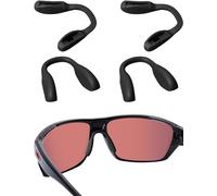 Acefrog Lot de 4 paires de plaquettes de nez améliorées pour lunettes de soleil Oakley Split Shot OO9416, Crossrange OO9371, Targetline OO9397 OO9398, pièce de nez de rechange, coussinet de nez