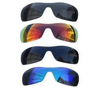 Acefrog Lot de 4 paires de verres polarisés de rechange pour lunettes de soleil Oakley Antix OO9077, incassables, anti-rayures, Multicolore, taille unique