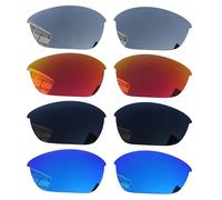 Acefrog Lot de 4 paires de verres polarisés de rechange pour lunettes de soleil Oakley Half Jacket 2.0 OO9144 - Ajustement parfait, incassable, anti-rayures
