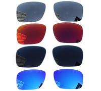 Acefrog Lot de 4 paires de verres polarisés de rechange pour lunettes de soleil Oakley Holbrook XL OO9417, incassables, anti-rayures, Multicolore, taille unique