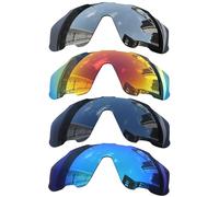 Acefrog Lot de 4 paires de verres polarisés de rechange pour lunettes de soleil Oakley Jawbreaker OO9290 - Ajustement parfait - Incassables - Anti-rayures