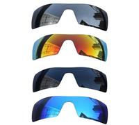 Acefrog Lot de 4 paires de verres polarisés de rechange pour lunettes de soleil Oakley Oil Rig - Ajustement parfait - Incassables - Anti-rayures, Multicolore, taille unique