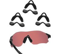 Acefrog Plaquettes de nez améliorées pour Oakley EV Zero Path OO9308, EV Zero Pitch OO9383 OO9388, EV Zero Range OO9327 OO9337, EV Zero Series Lunettes de soleil, noir, antidérapant