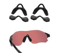 Acefrog Plaquettes de nez améliorées pour Oakley EV Zero Path OO9308, EV Zero Pitch OO9383 OO9388, EV Zero Range OO9327 OO9337, EV Zero Series Lunettes de soleil, noir, antidérapant