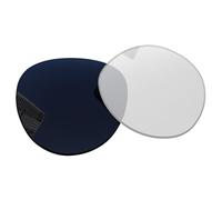 Acefrog Verres de rechange polarisés de 1,5 mm compatibles avec les lunettes intelligentes Ray-Ban Meta Headliner RW4009 50 mm, matériau amélioré, résistant aux chocs - Transparent à noir