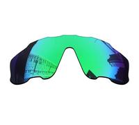 Acefrog Verres de rechange polarisés de 1,5 mm pour lunettes de soleil Oakley Jaw-breaker OO9290, matériau amélioré, résistant aux chocs - Miroir polarisé vert jade - 1,5 mm