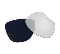 Acefrog Verres de rechange polarisés de 1,5 mm pour lunettes intelligentes Ray-Ban Meta Wayfarer RW4008 53 mm, matériau amélioré, résistant aux chocs - Transparent à noir, photochromique, non polarisé