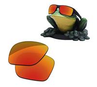 Acefrog Verres polarisés de rechange pour lunettes de soleil Oakley Turbine OO9263, Jaffa Orange - Inar Coated Polarized, Taille unique