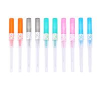 AceFun aiguille Piercing,10 pièces mélangées IV cathéter Piercing Aiguille 14G 16G 18G 20G 22G Piercing Needle oreille nez piercing aiguilles creuses pour lèvre langue ventre mamelon cartilage