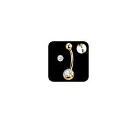 AceFun Piercing nombril argent,6mm 8mm 10mm 10mm 12mm 14mm 16mm Piercing nombril Titane pour femmes 1 pièce 14G solide G23 Piercing Titane nombril Barbell Bijoux Rings for Body Piercing