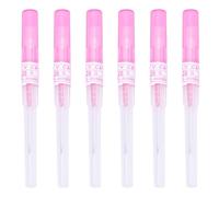 AceFun Rose Piercing Aiguille,6 pièces mélangées IV cathéter aiguille piercing 20G(0.8mm) oreille nez piercing aiguille avec canule aiguilles creuses pour lèvre langue ventre cartilage piercing set