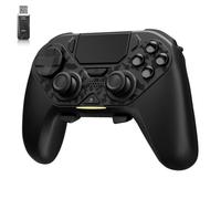 AceGamer Hypershadow D4 2.4G Manette sans fil pour PS4/PC/Switch/iOS/Android/Steam Deck, Joysticks TMR, Gâchette Instantanée, Boutons Mécaniques, 4 boutons macro arrière, Turbo, Gyroscope à 6 axes